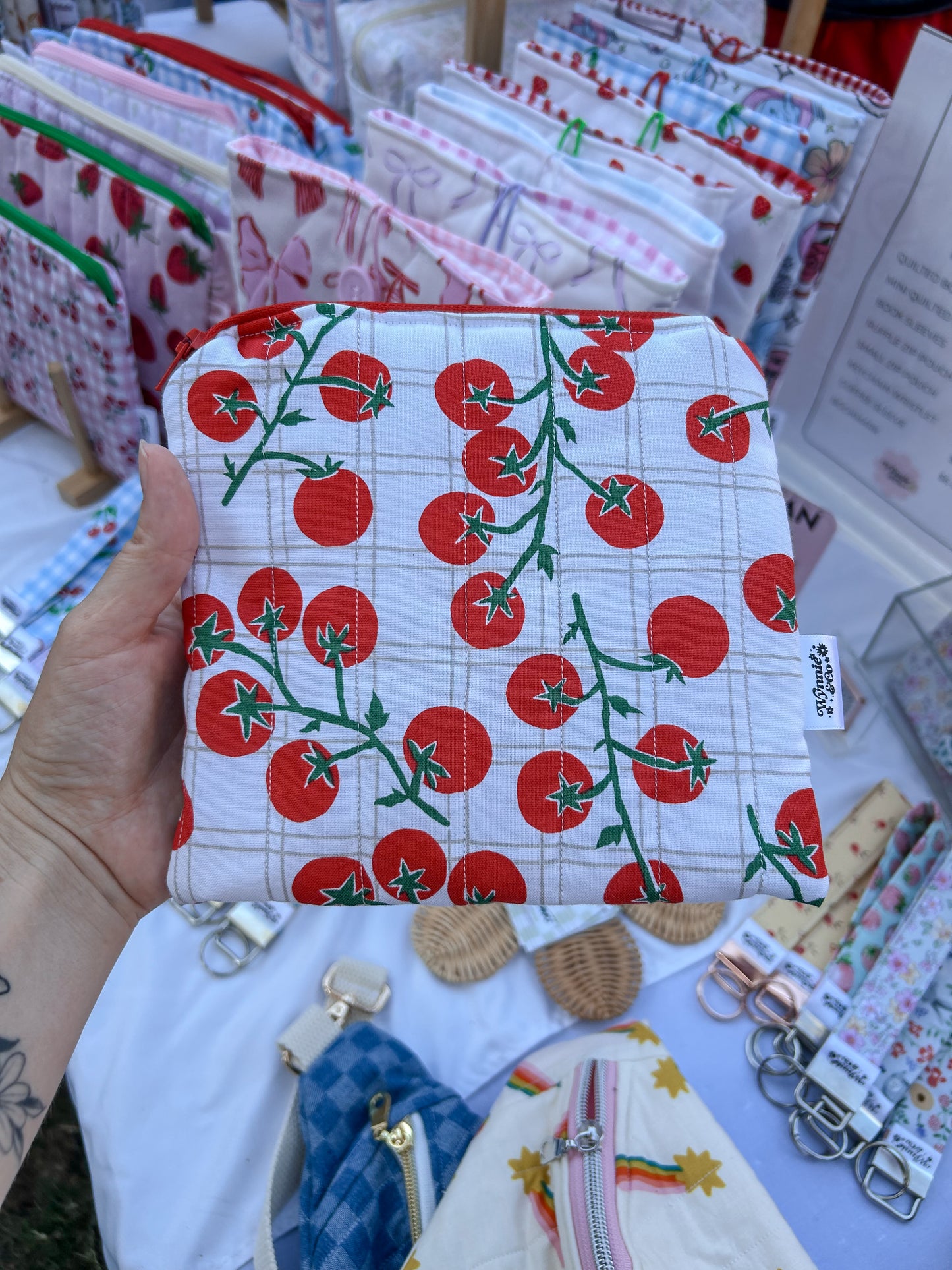 Tomato Vine Zip Pouch