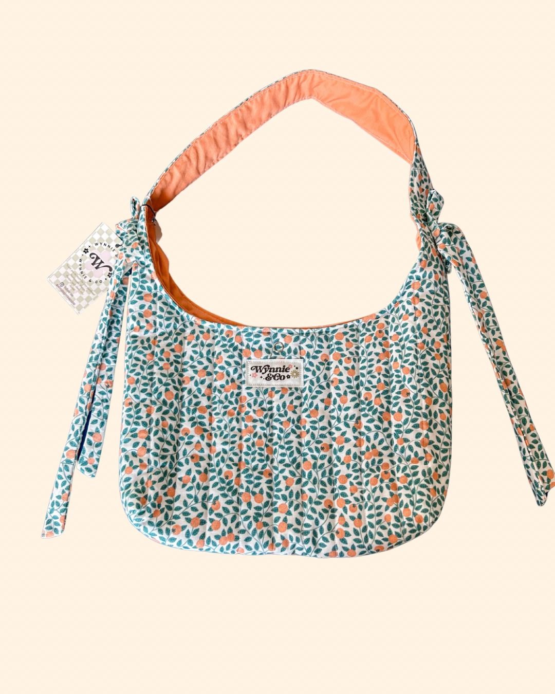 Orange Vine Shoulder Bag