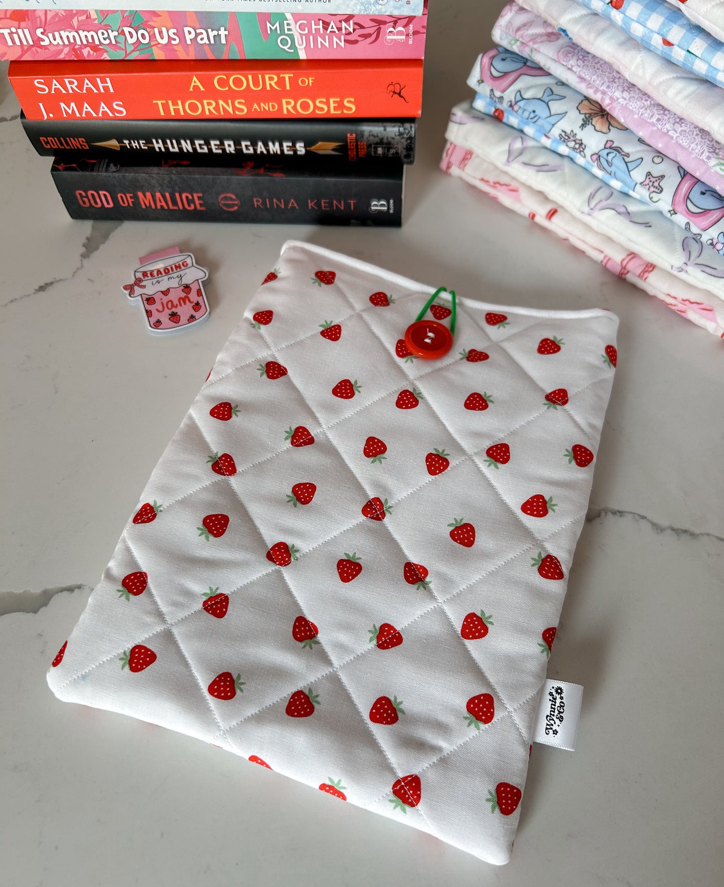 Tiny Strawberry Booksleeve