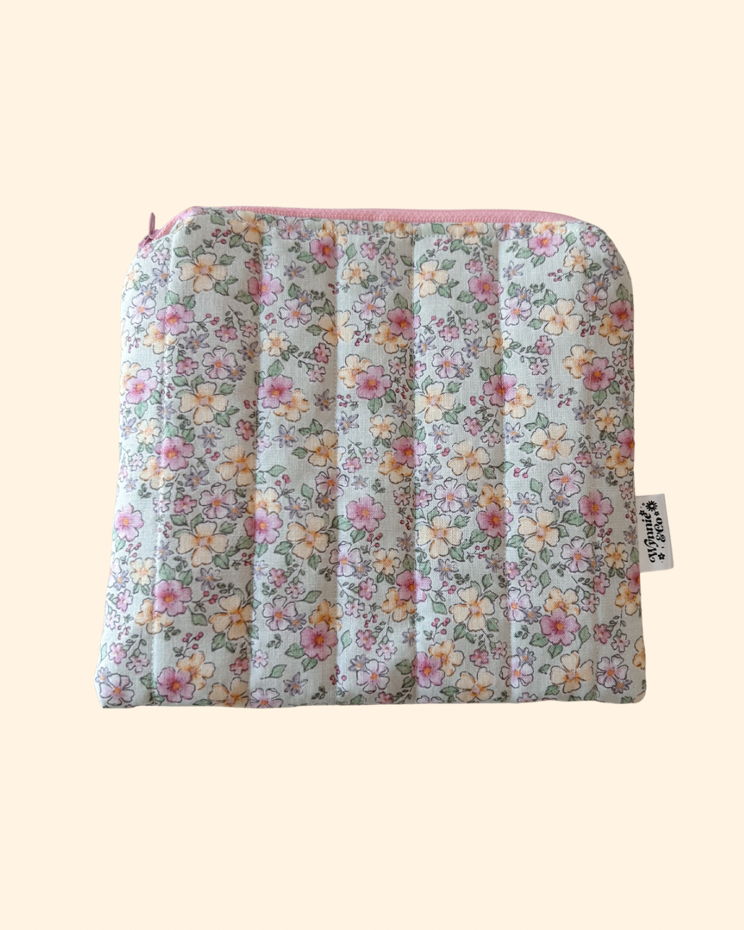 Spring Floral Zip Pouch