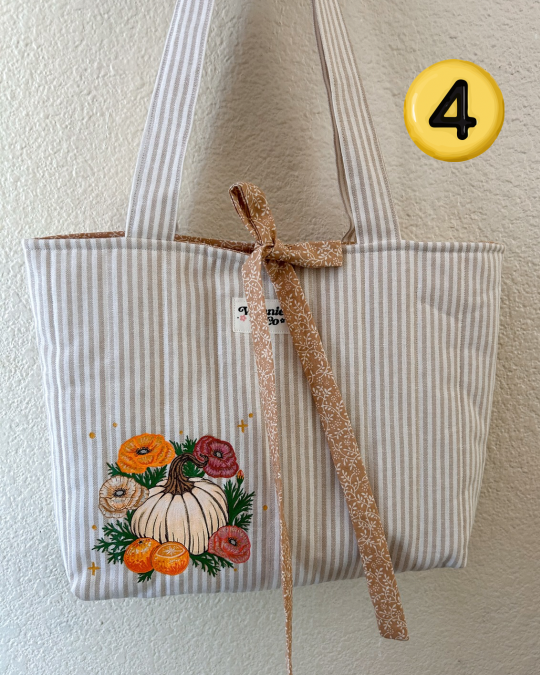 Hand Painted Fall Totes