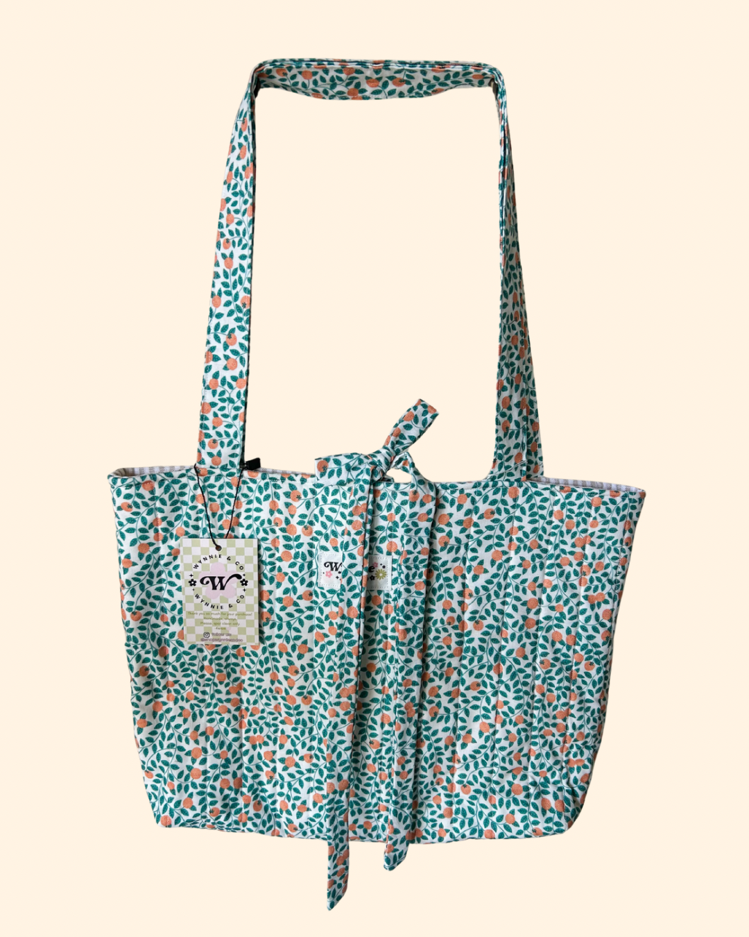 Orange Vine Tote