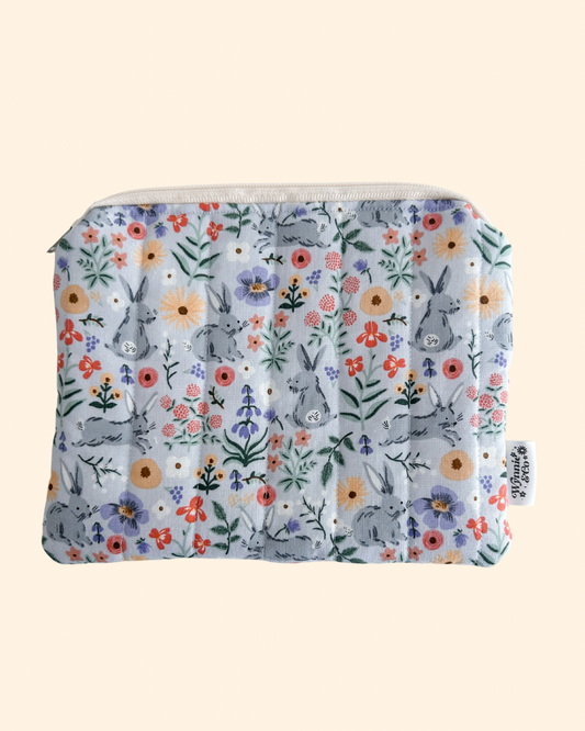 Bunny Spring Zip Pouch