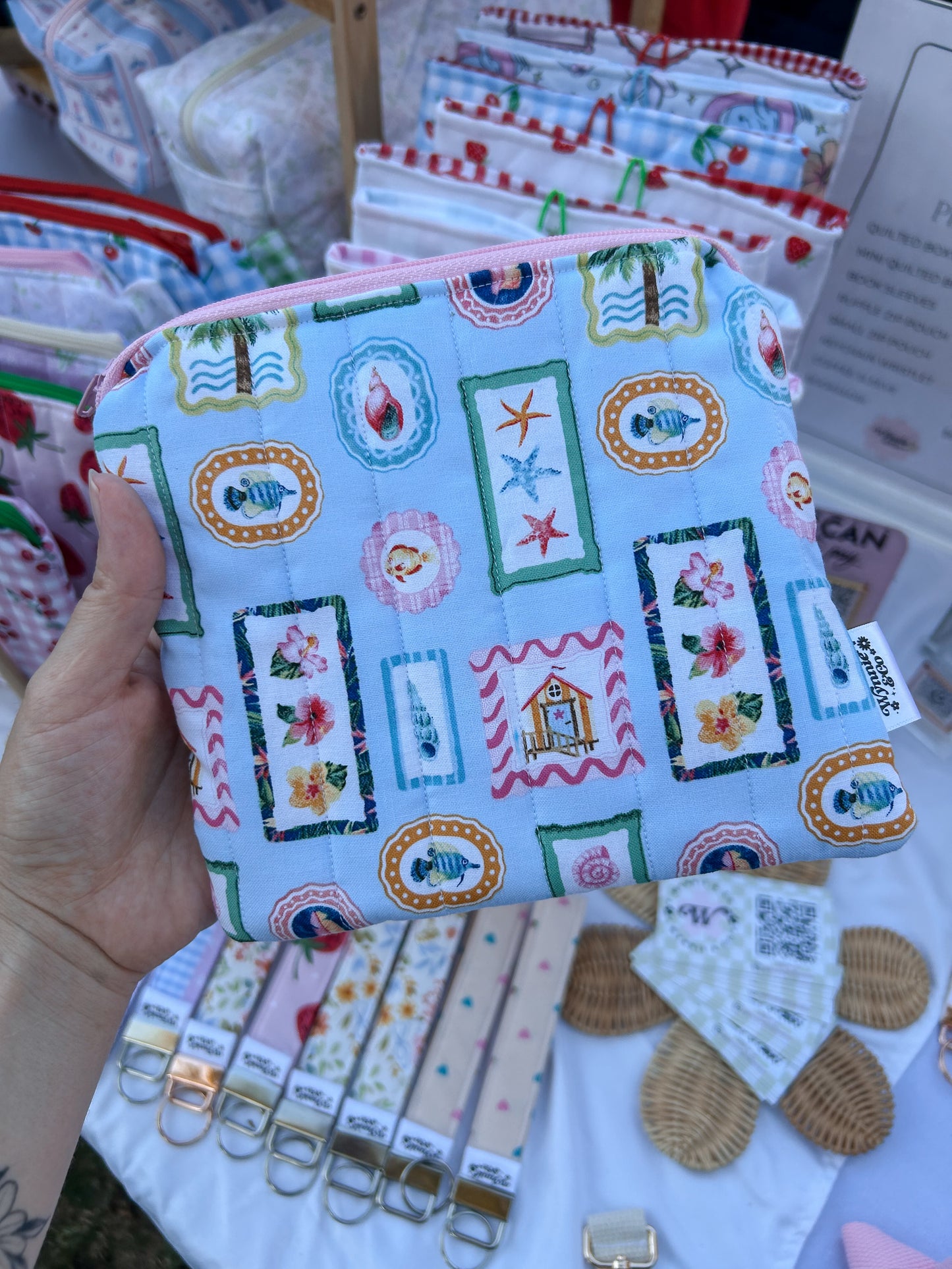 Summer Stamp Zip Pouch (Copy)
