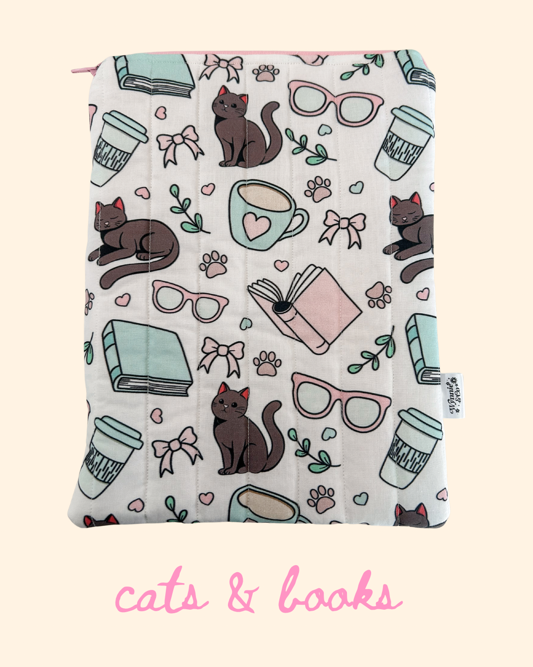 Cats & Books Print