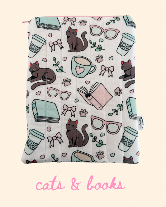 Cats & Books Print