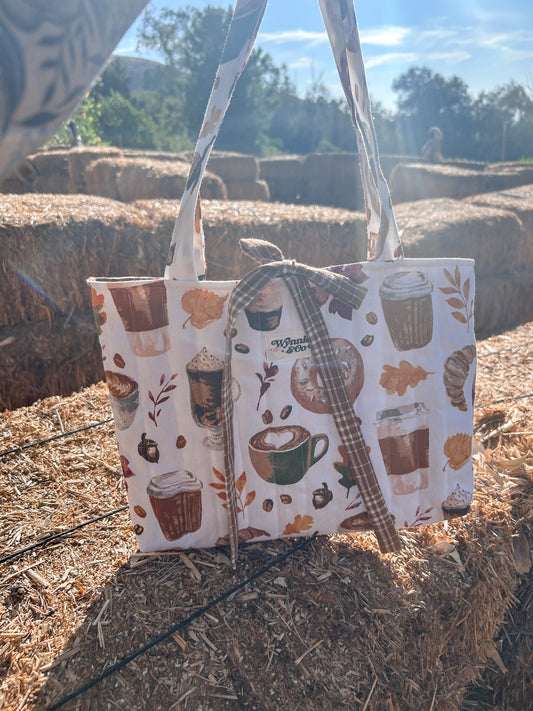 Fall Coffee Tote
