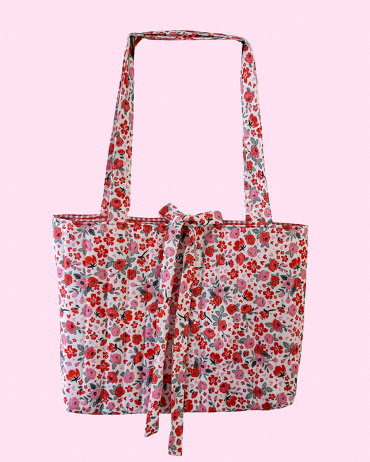 Valentine’s Flowers Tote