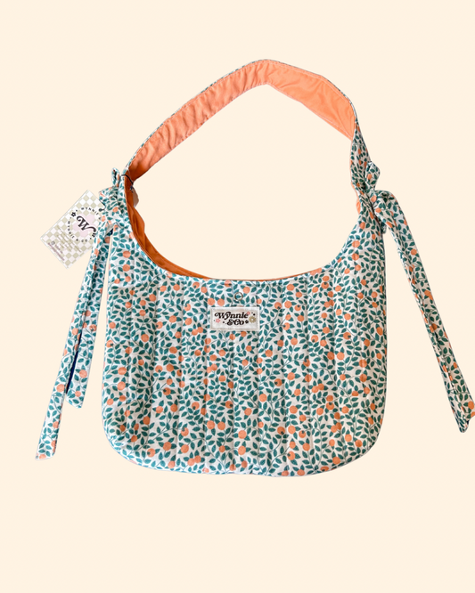 Orange Vine Shoulder Bag