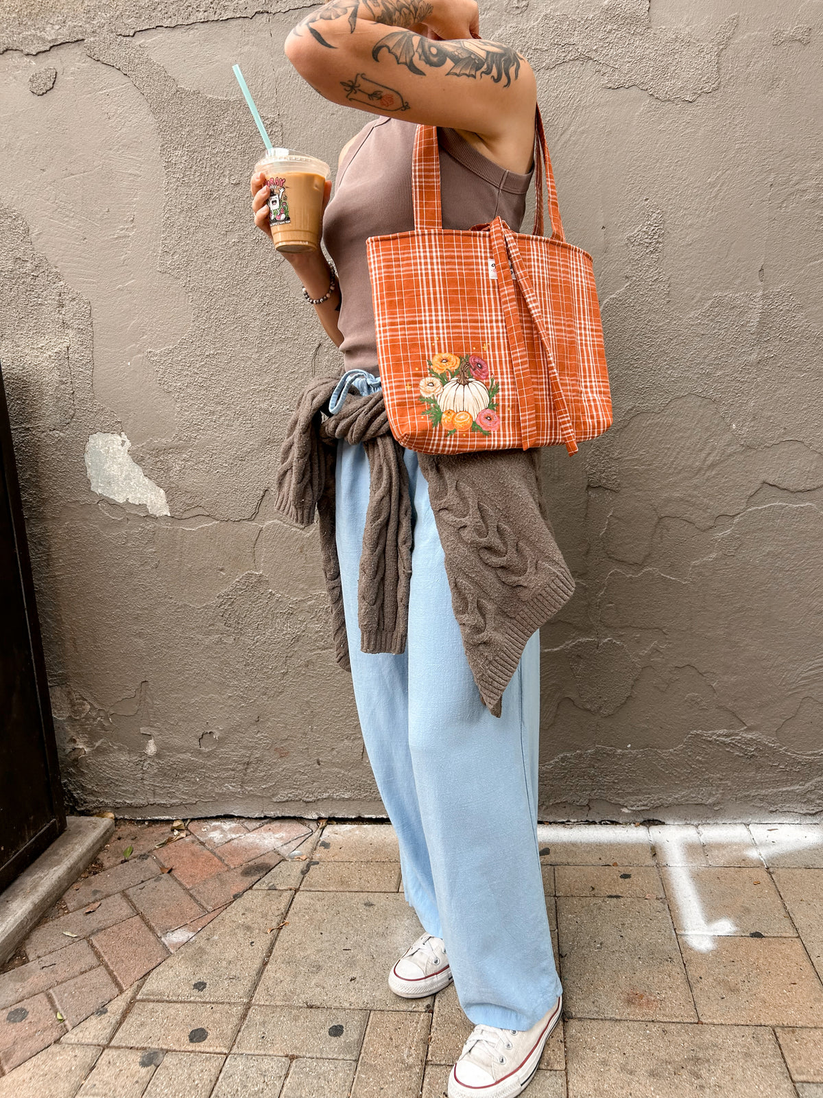 Hand Painted Fall Totes