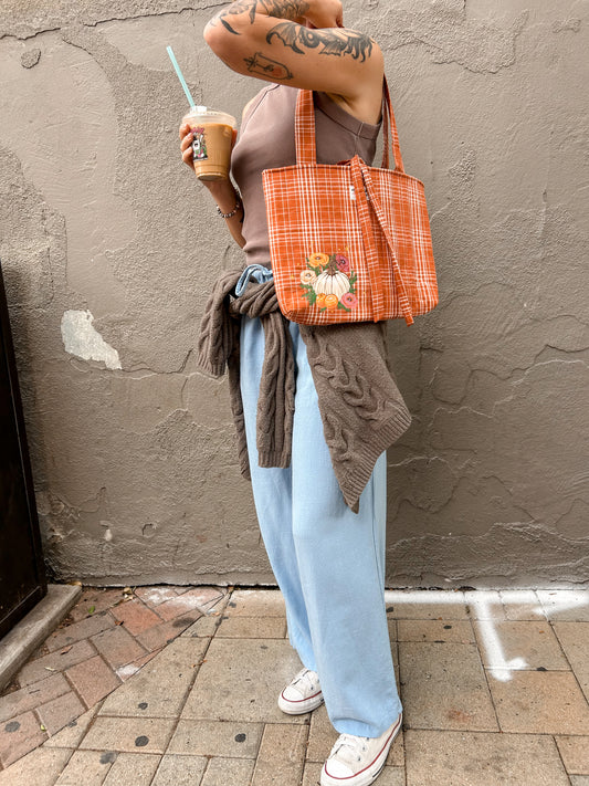 Hand Painted Fall Totes