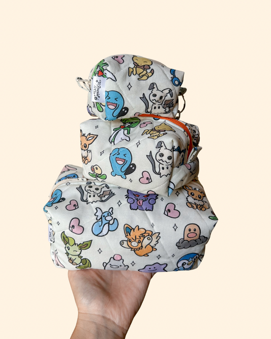 Cute Monster Boxy Bags (3 sizes)