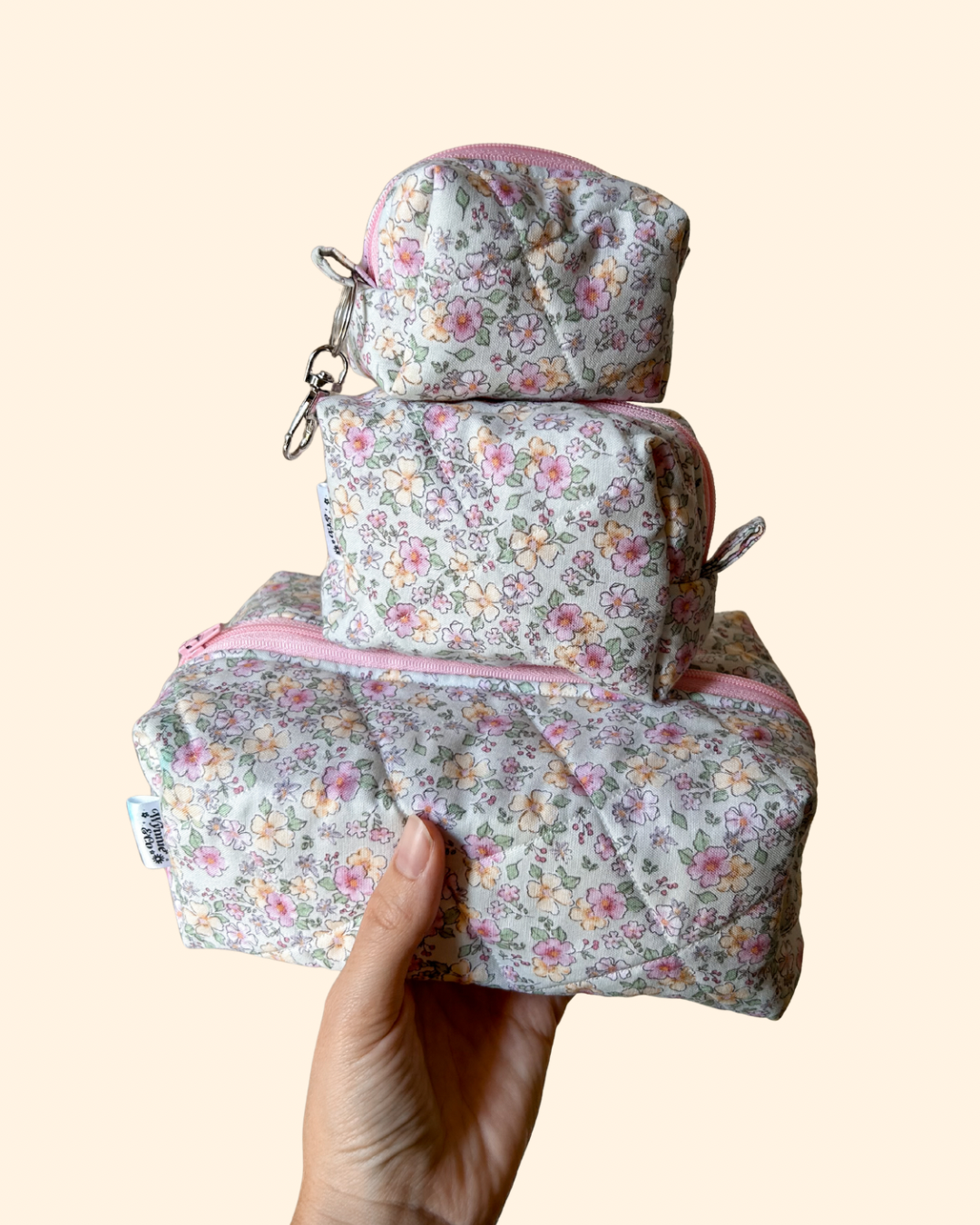 Spring Floral Boxy Bags (3 sizes)