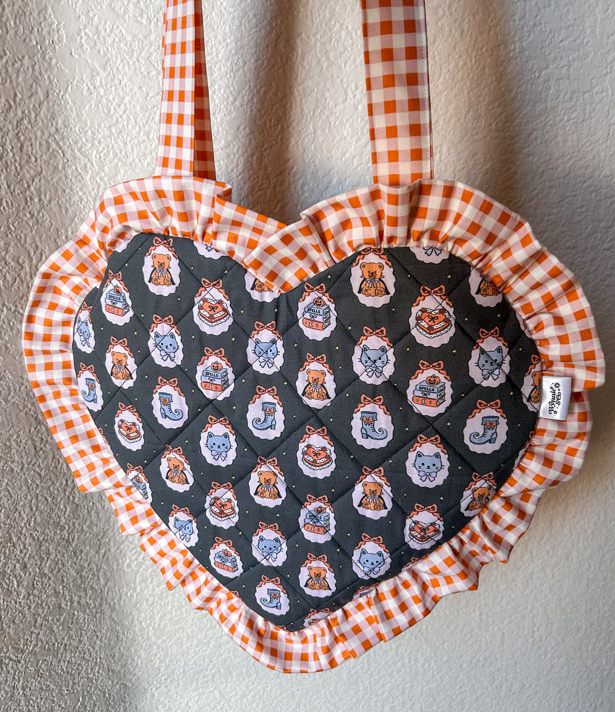 Spooky Frames Heart Tote
