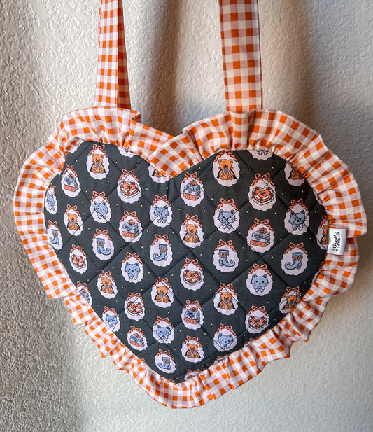 Spooky Frames Heart Tote