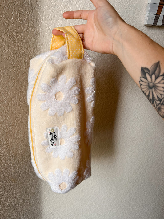 daisy towel boxy bag (large)