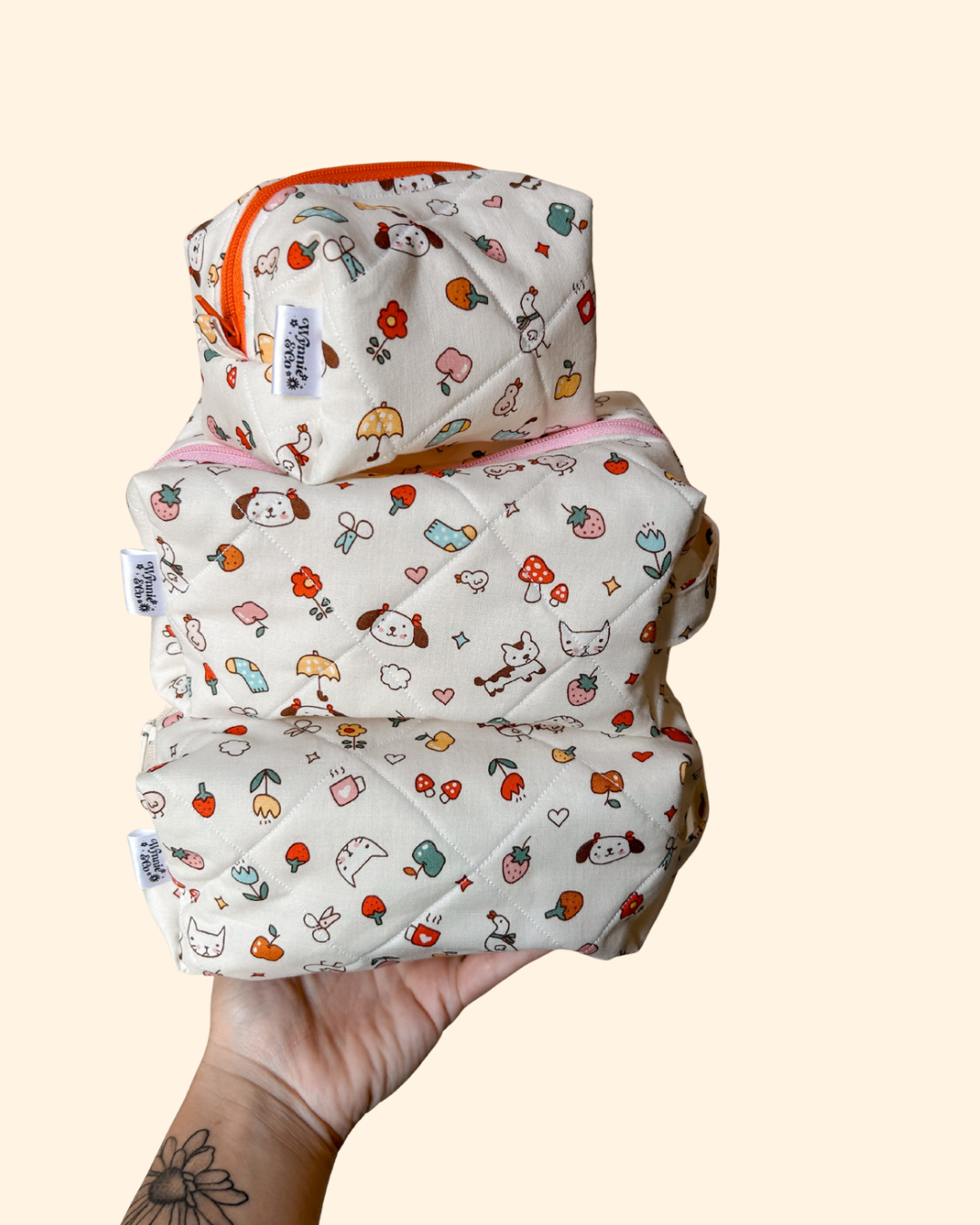 Kawaii Theme Boxy Bags (2 sizes)