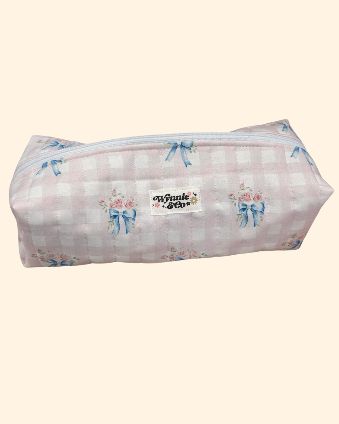 Blue Bows Hair Tools Bags